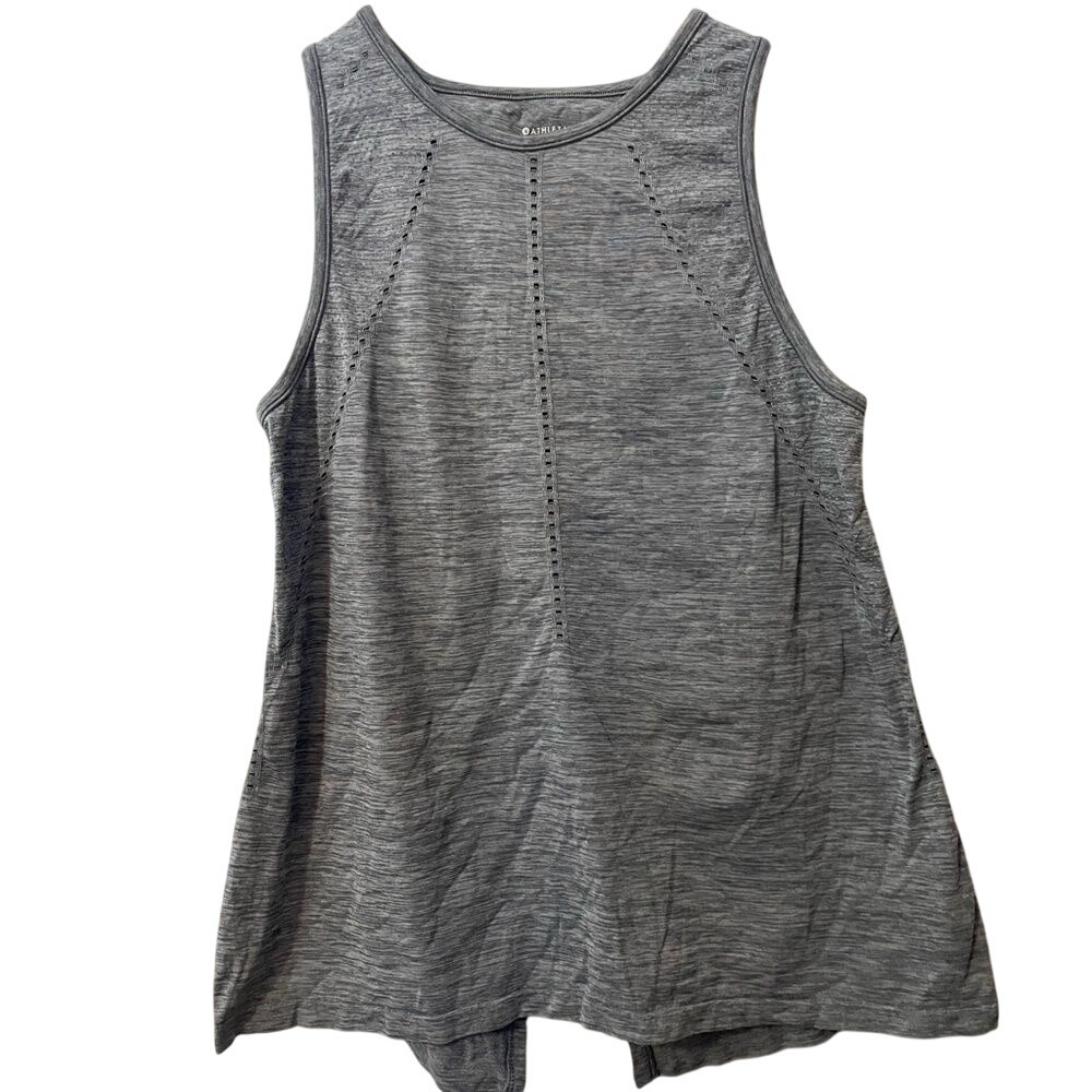 Athleta Foothill Seamless Womens Size Medium Gray Workout‎ Tank Top